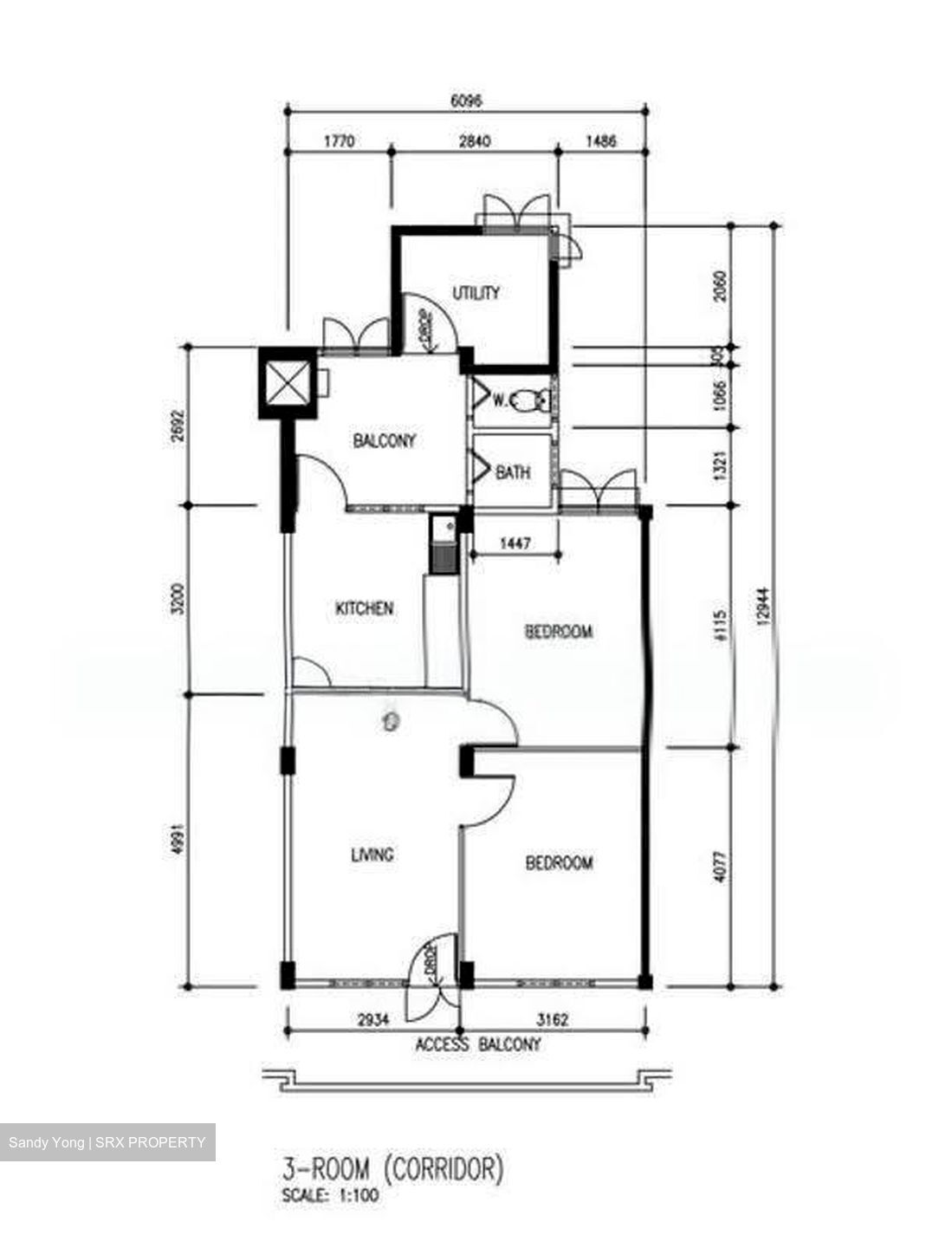 Blk 23 Bendemeer Ville (Kallang/Whampoa), HDB 3 Rooms #626023021